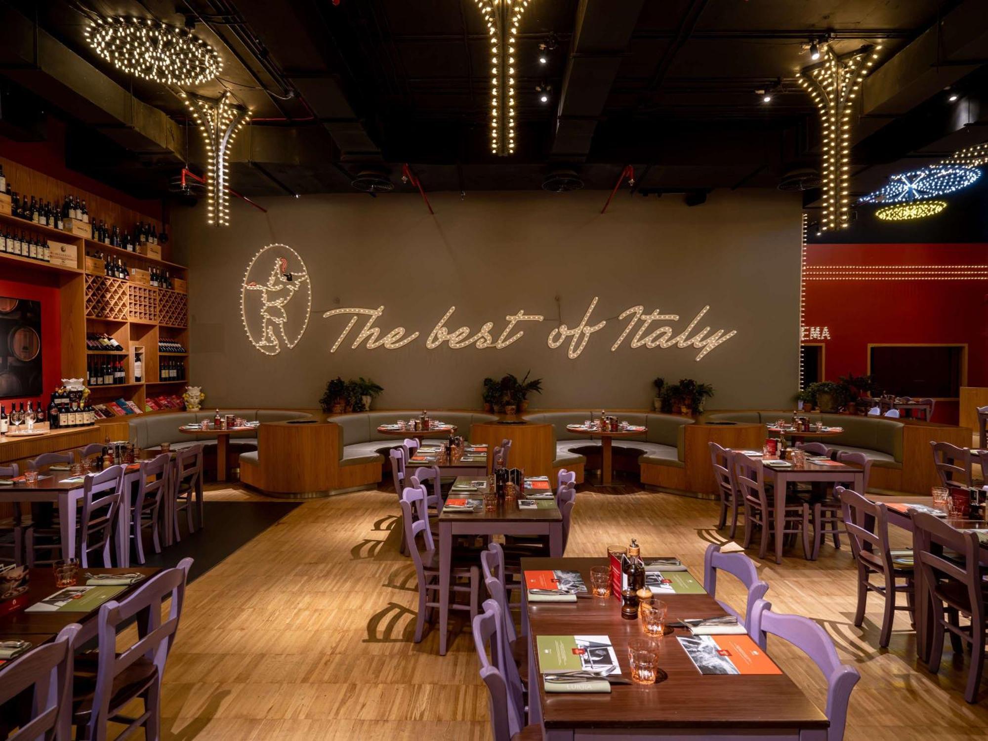 Hotel Rixos Premium Dubai Jbr Esterno foto The interior of a typical Italian restaurant